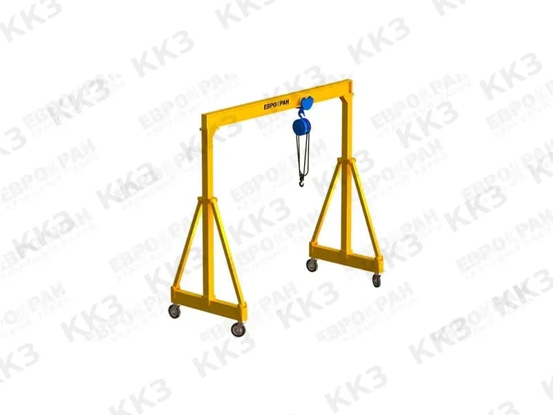 Кран козловой однобалочный ручной