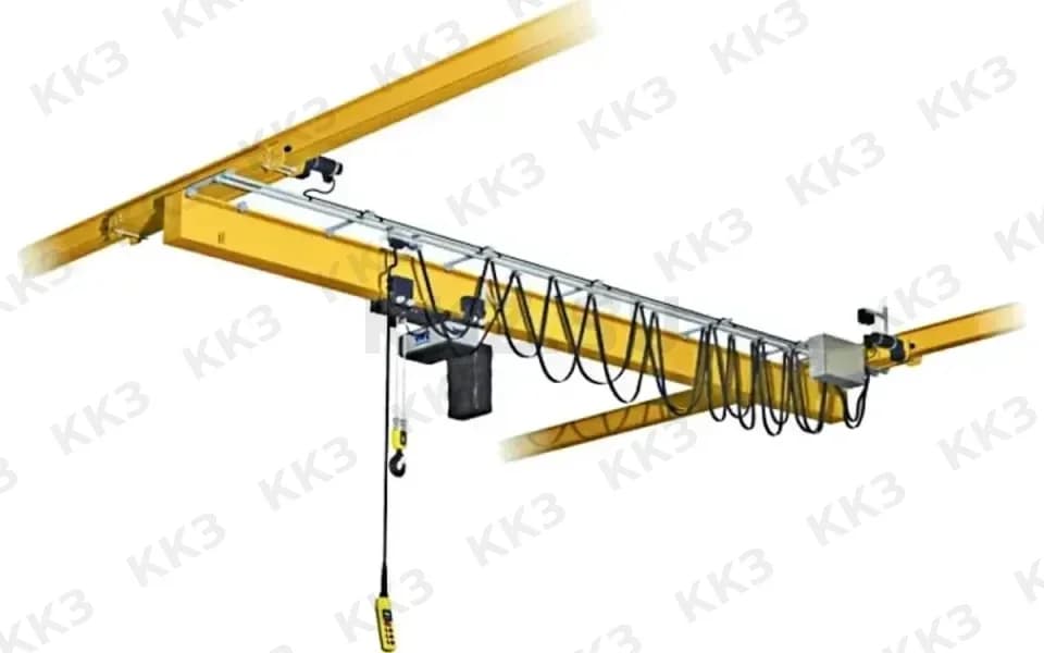 Подвесной кран на объекте
