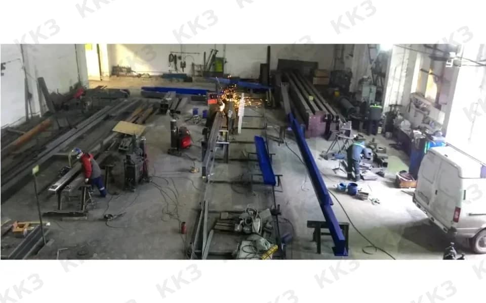 Монтаж мостового крана