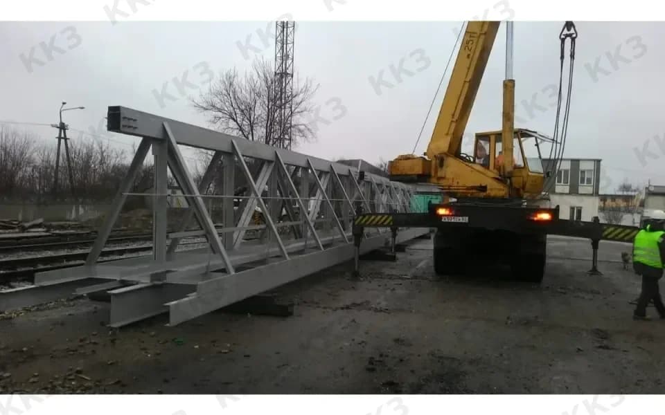 Испытания козлового крана